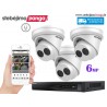 3 lauko/vidaus kamerų sistema 6MP