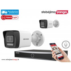 2 lauko/vidaus kamerų sistema 6MP