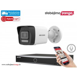 1 lauko/vidaus kameros sistema 6MP