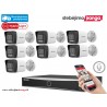 7 lauko/vidaus kamerų sistema 6MP