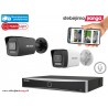 1 lauko/vidaus kameros sistema 4MP (JUODOS arba BALTOS)