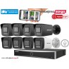 8 lauko/vidaus kamerų sistema 4MP (JUODOS arba BALTOS)