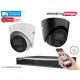 2 lauko/vidaus kamerų sistema 4MP (JUODOS arba BALTOS)